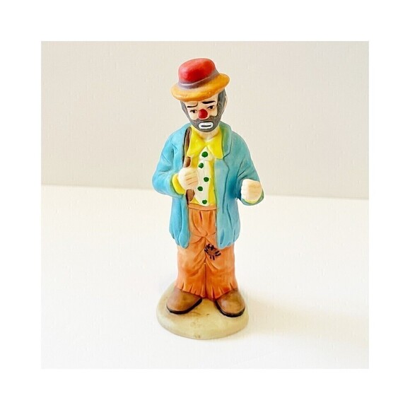 Emmett Kelly Jr. Clown Collection Flambro Figurines Bathtub Sad Looking Lot of 3 - Picture 2 of 16